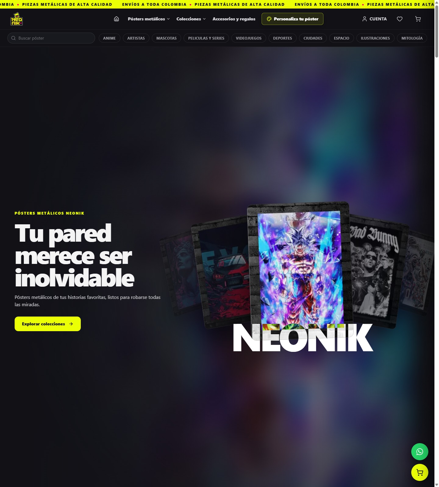 Vista de Neonik